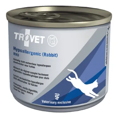 Trovet Hypoallergenic, Dietă Veterinară Umedă Pisică Adult, Iepure, 200g