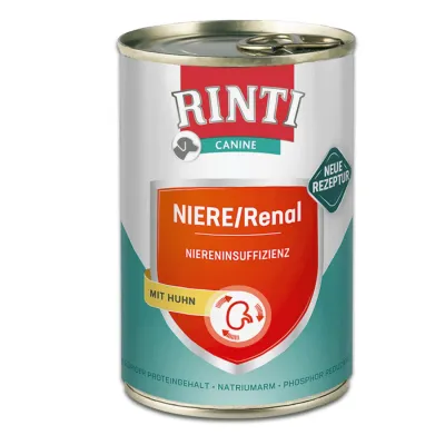 Rinti Diet Renal Hrană umedă pentru câini, 400g
