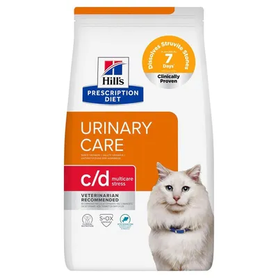 Hill's Prescription Diet c/d Multicare Stress Urinary Care Pește marin 1,5 kg