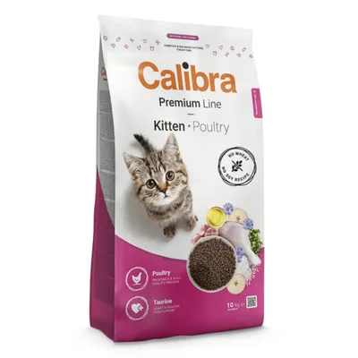 Calibra Premium Line Kitten, Pui, hrană uscată pisici junior, 10kg