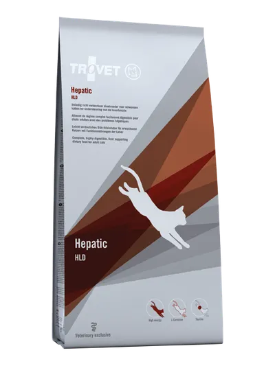 Trovet Hepatic, Dietă Veterinară Uscată Pisică Adult, Pasăre, 3 kg
