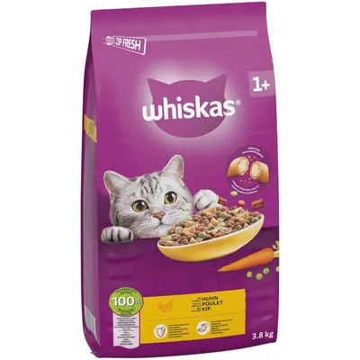 Whiskas 1+ Pui 3,8 kg