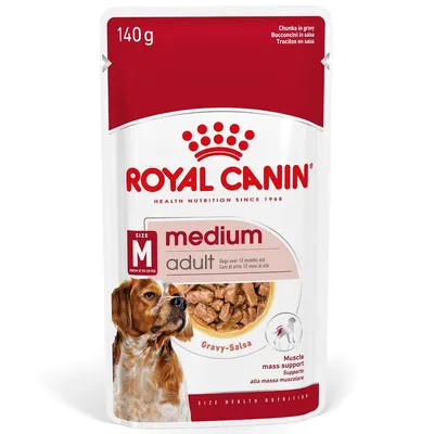Royal Canin Medium Adult în sos 10 x 140 g