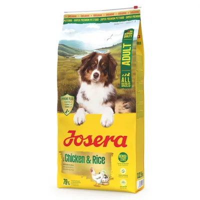 Josera Chicken & Rice, Xs-Xl, Pui și Orez, hrană uscată câini, 12.5kg