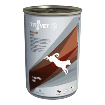 Dietă Veterinară, Hrană Umedă Câine Adult, Trovet Hepatic, Pui, 400g