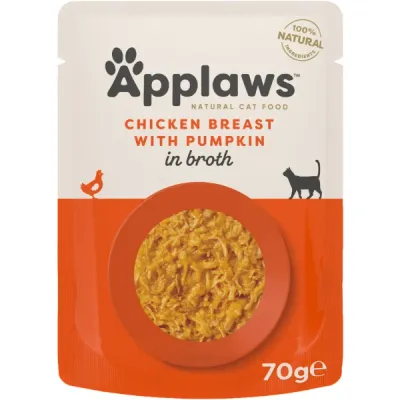 Applaws Cat Plic Piept Pui Cu Dovlecel 70 g