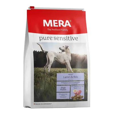 Mera Pure Sensitive, Xs-Xl, Miel și Orez, hrană uscată câini, 4kg