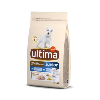 Hrană Uscată Câine Junior, Ultima, Talie Mică, Pui, 1.5kg