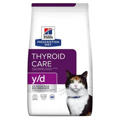 Hill's Prescription Diet y/d Thyroid Care Hrană pisici 3 kg