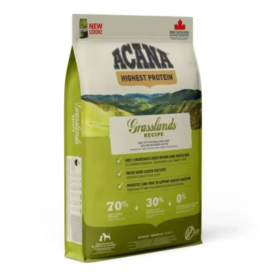 Acana Grasslands, Hrană Uscată Câine Adult, 11,4kg