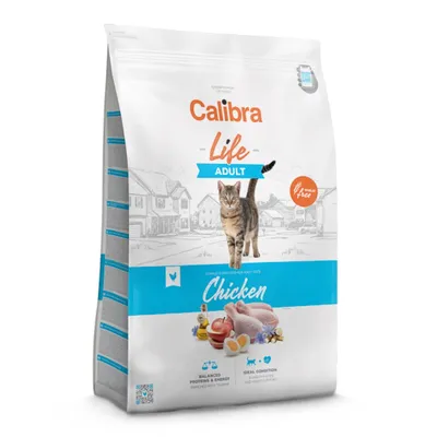 Calibra Life, Pui, hrană uscată pisici, 1,5kg