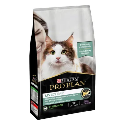 Purina Pro Plan LiveClear Sterilised Adult Curcan 1,4 kg