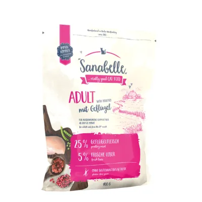 Sanabelle Hrană uscată pentru pisici, cu pui, 400g