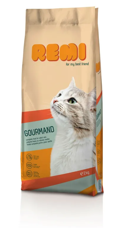 Remi Gourmand, hrană uscată pentru pisici adulte 2 kg