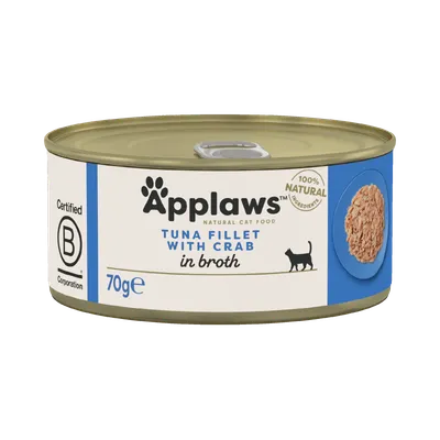 Hrana Umeda Pisici Applaws File Ton si Crab 70g
