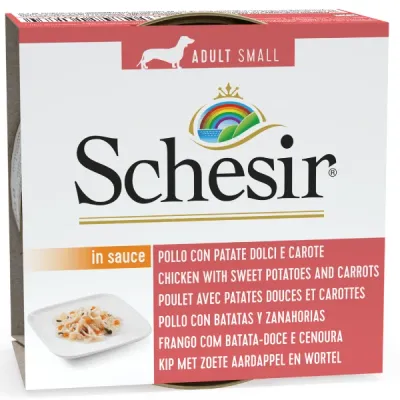 Schesir Adult Small Pui-Cartof-Morcov 85g