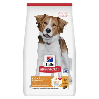 Hill's Science Plan Adult 1-6 Light Medium Chicken 2 x 14 kg