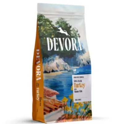 Devora Starter & Puppy GF Mini Curcan CU Hering 7.5KG