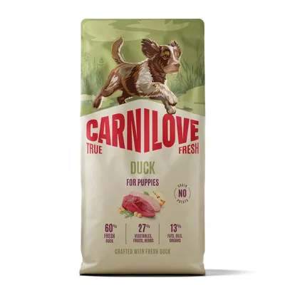 Carnilove True Fresh Puppy cu rață 12 kg