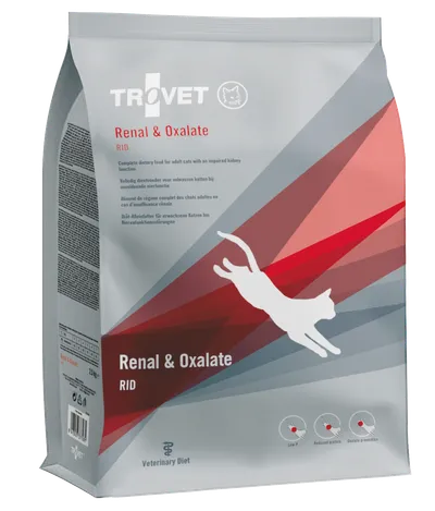 Trovet Renal & Oxalate, Dietă Veterinară Uscată Pisică Adult, Pui, 2.5 kg