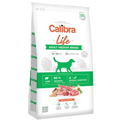 Calibra Dog Life Adult Medium Breed Miel 12 kg