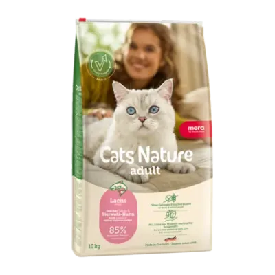 Hrană Uscată Pisică Adult, Mera Cats Nature, Somon, 400g