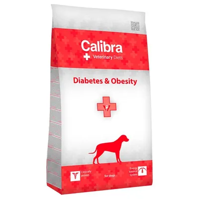 Calibra Veterinary Diet Dog Diabetes & Obesity Pasăre 12 kg