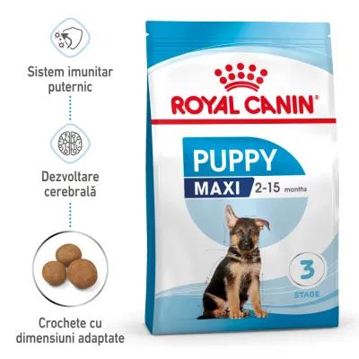 Royal Canin Maxi Puppy, hrană uscată câini junior, 12kg