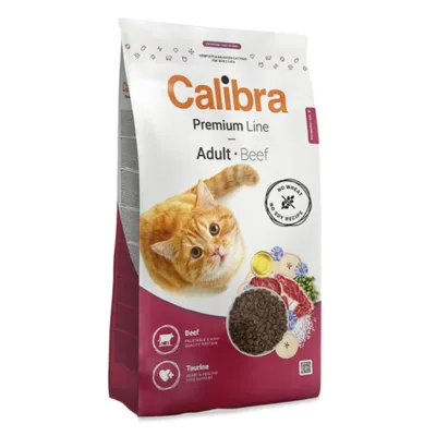 Calibra Premium Line, Vită, hrană uscată pisici, 2kg