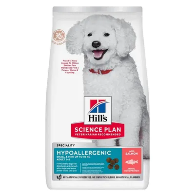 Hill's Science Plan Hypoallergenic Adult Small & Mini Somon 1,5 kg