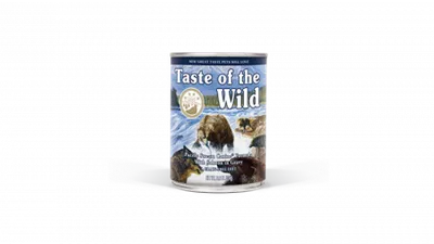 Taste of the Wild Pacific Stream, Somon, conservă hrană umedă fără cereale câini, (în sos), 390g