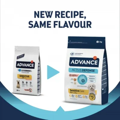 Advance Dog Mini Sensitive Somon & Orez, 3 kg