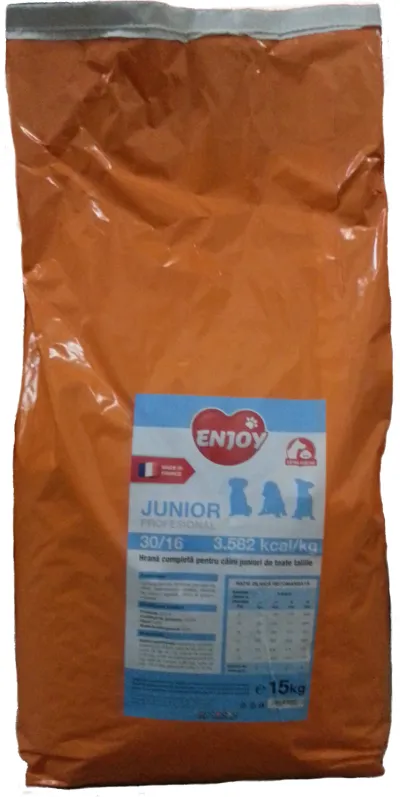 Enjoy Hrană uscată pentru câini Junior, 15kg
