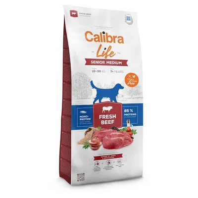 Calibra Life Senior Medium Breed Vită proaspătă 12 kg