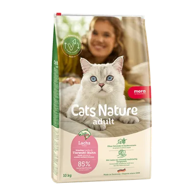 Hrană Uscată Pisică Adult, Mera Cats Nature, Somon, 2kg