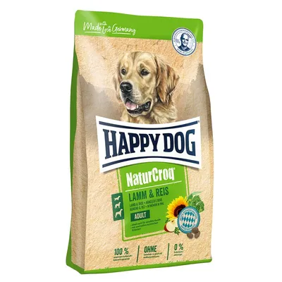 Happy Dog NaturCroq Miel cu orez 2 x 15 kg