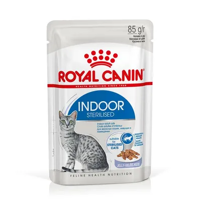 Royal Canin Indoor Sterilised în gelatină 12 x 85 g
