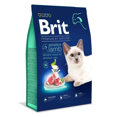 Brit Premium by Nature Sensitive, Miel, hrană uscată pisici, sensibilități digestive, 8kg