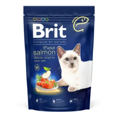 Brit Premium hrană pentru pisici adulte, cu Somon 1,5 kg