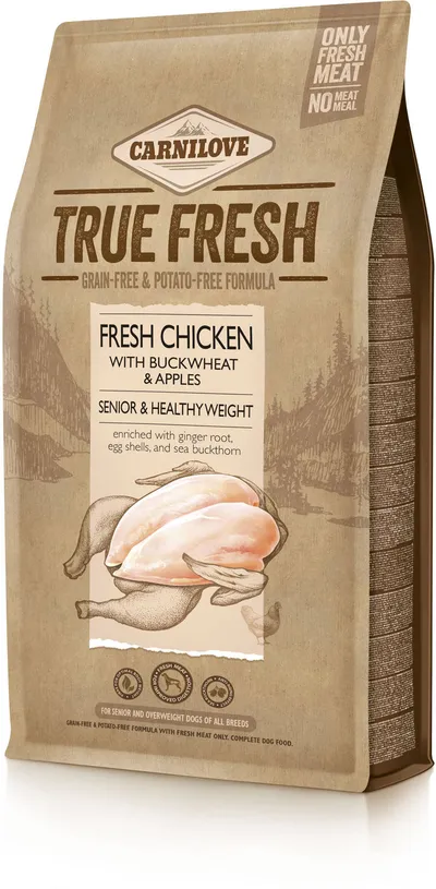 Carnilove True Fresh Senior cu Pui, 4 kg