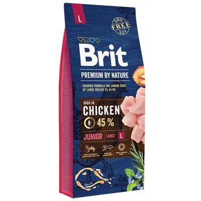 Brit Premium by Nature Junior Large, 15 kg