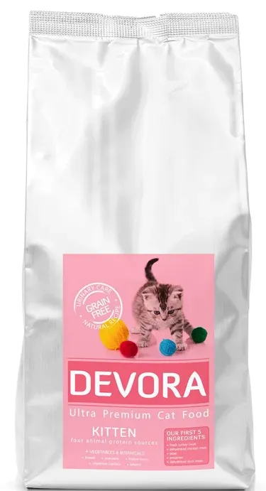 Devora Grain Free Kitten Hrană uscată pentru pisici Grain Free Kitten, 7.5kg