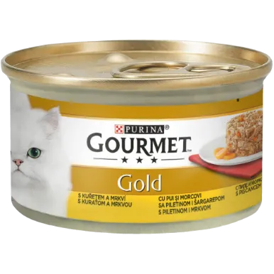 Gourmet Gold Savoury Cake Pui și Morcovi 85 g