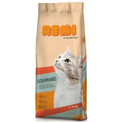 Remi Gourmand, hrană uscată pentru pisici adulte 10 kg
