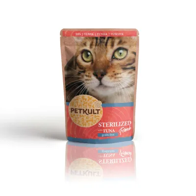 Petkult Plic pentru pisici sterilizate, cu Ton 100g
